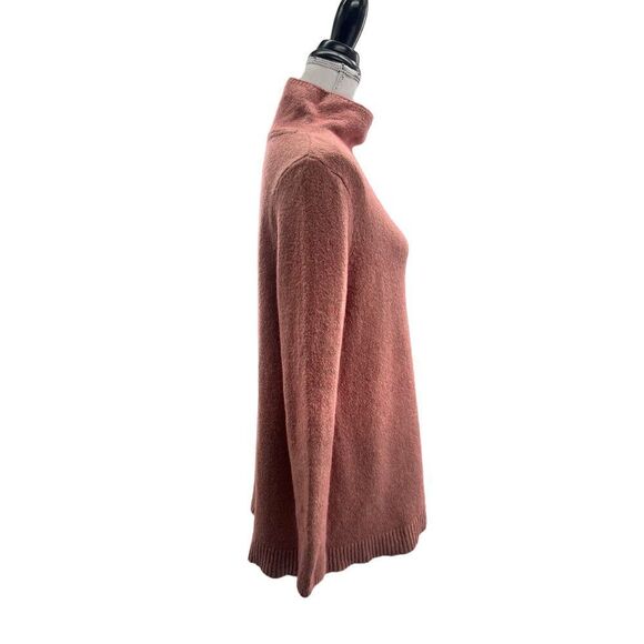 J.Jill     Mauve loose neck turtle neck long sleeve sweater - Picture 3 of 14